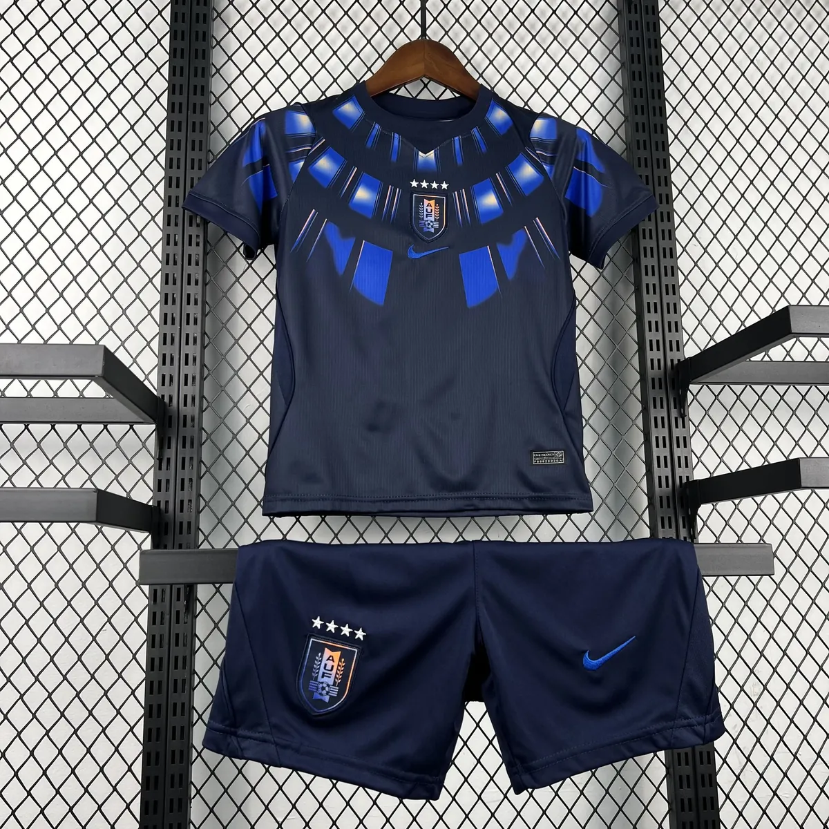 2026 World Cup Uruguay Away Kids Kit Football Youth Apparels AAAAJersey Supply Yupoo 6 3