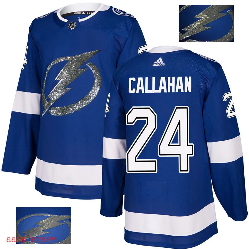 2018 Tampa Bay Lightning ice hockey jersey M-3XL 坦帕湾闪电队时尚亮片款冰球服 17