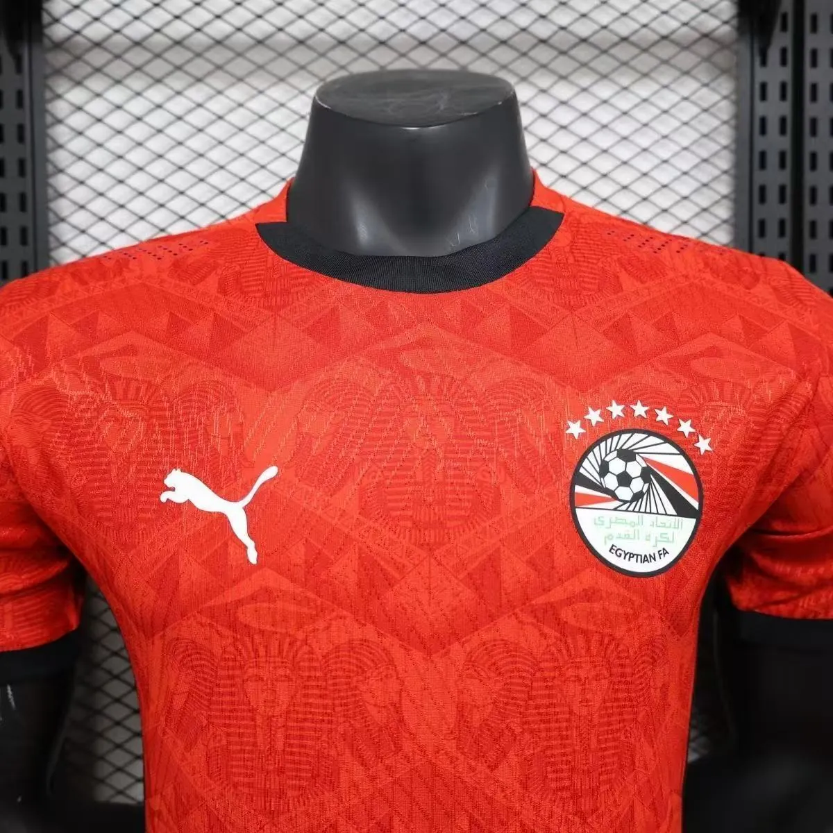 2025 Egypt Home Red Kit Player Version Football T-Shirt Sport ete AAAAJersey Supply Yupoo 4