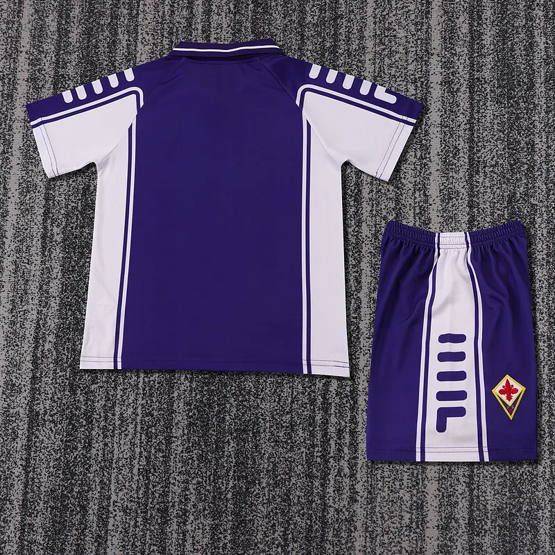 99-00 Fiorentina Home Retro Kid Kits Youth Apparels AAAAJersey Supplier Yupoo 7