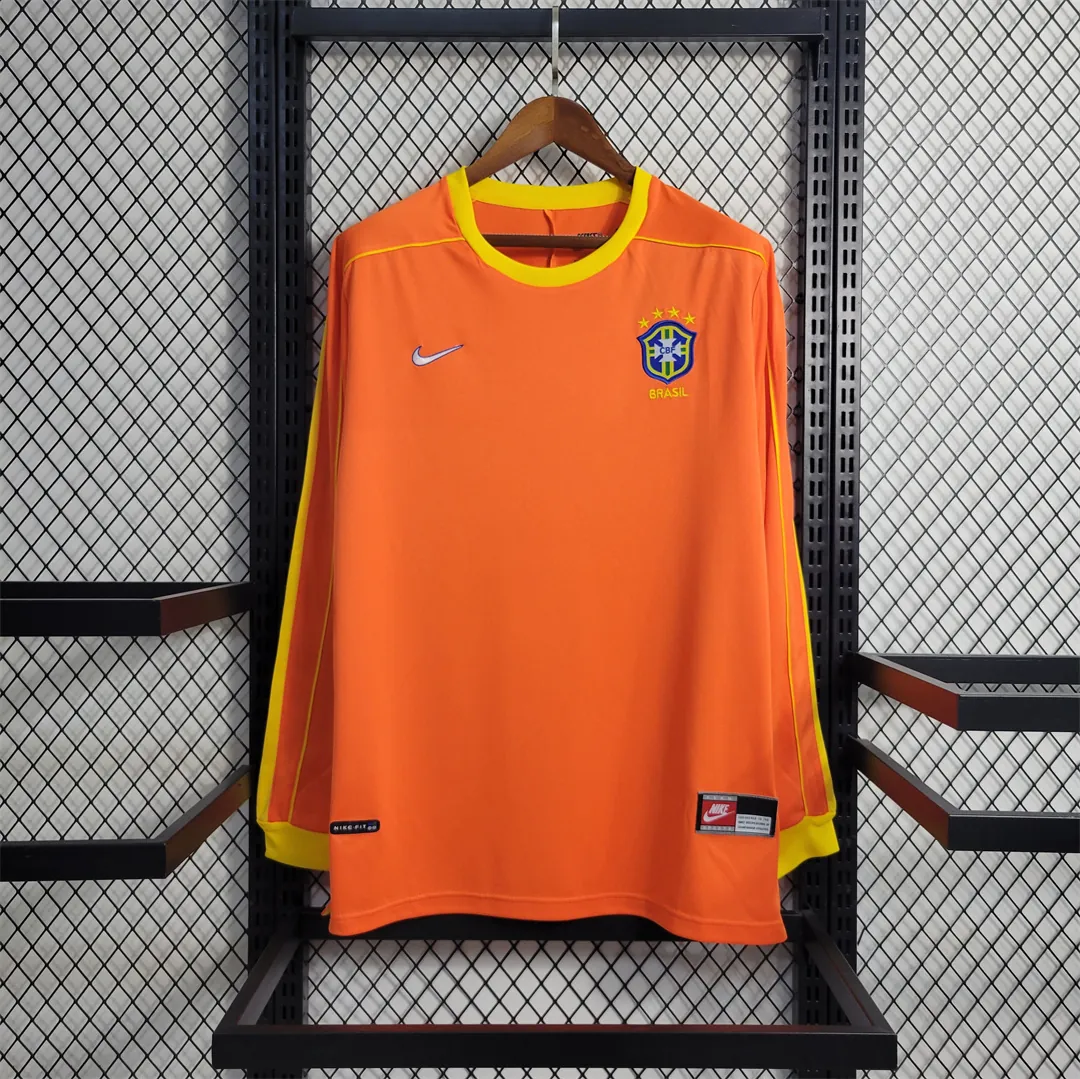 1998 Brazil Goalkeeper Long Sleeve 10