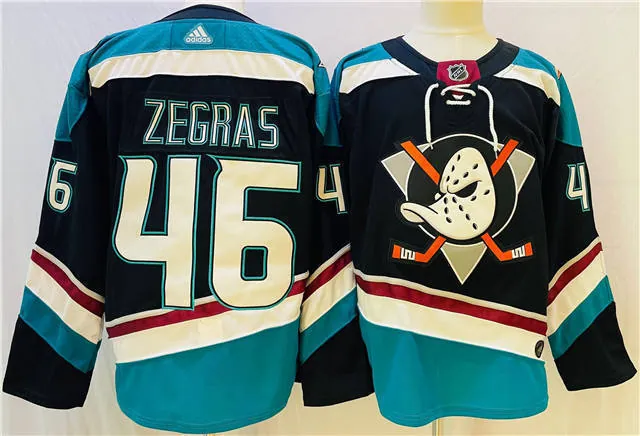 Ducks retro ice hockey jersey【ID10061626】M-3XL 阿纳海姆鸭队复古冰球服 2