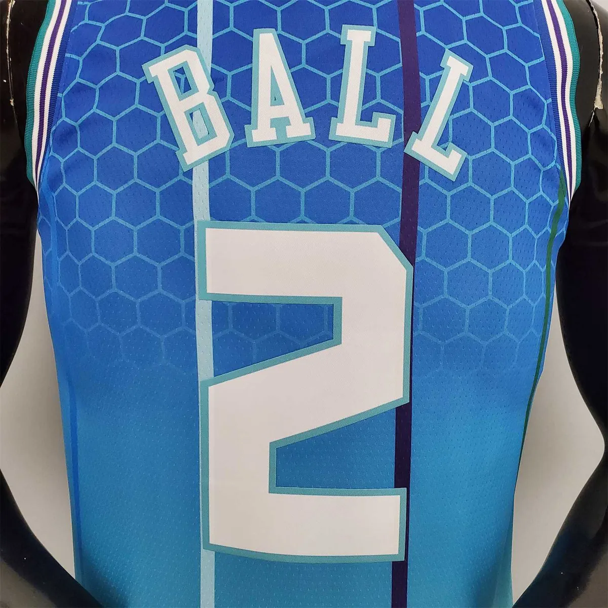 2022 BALL#2 Hornets City Edition Blue 1