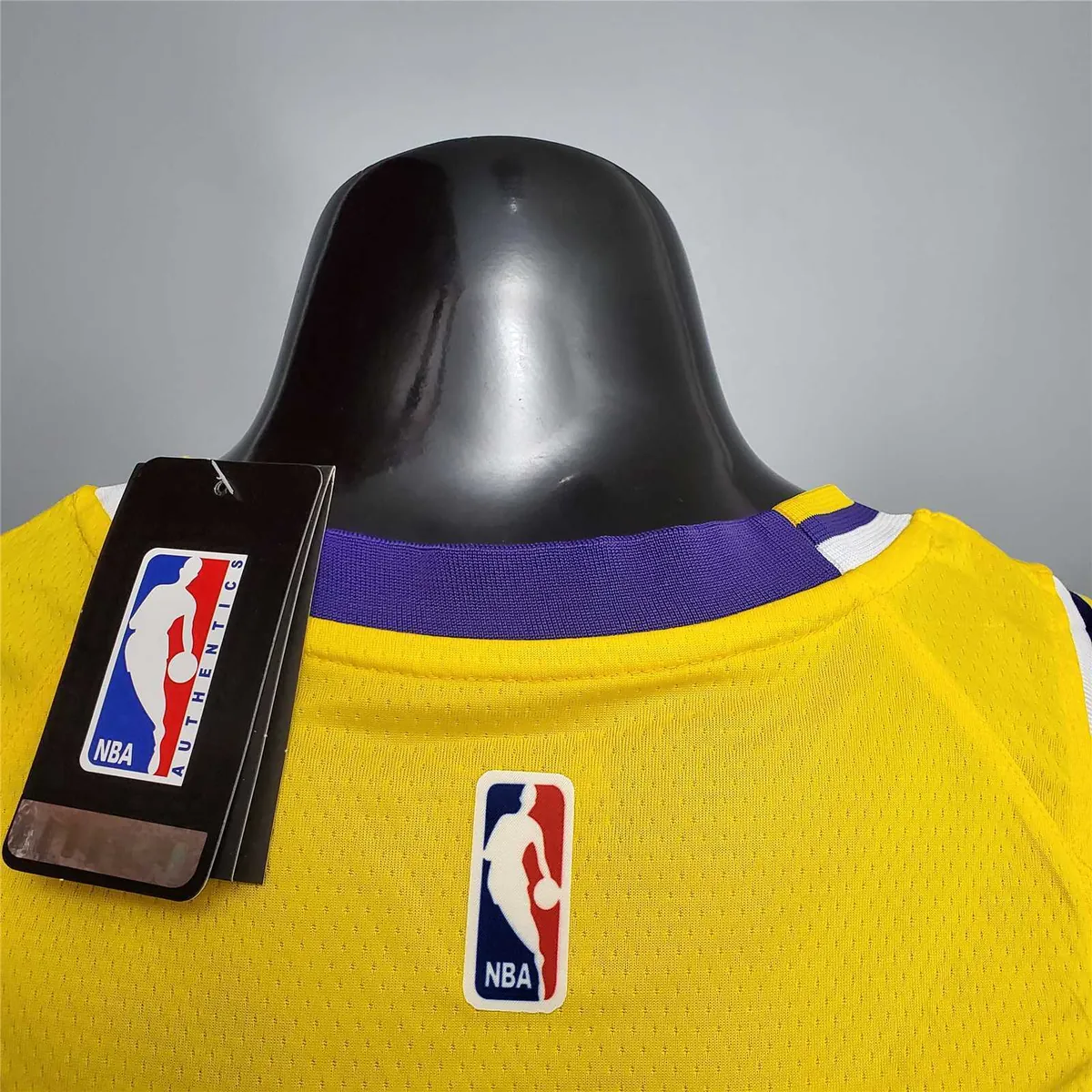 James #23 Lakers Round neck yellow 5