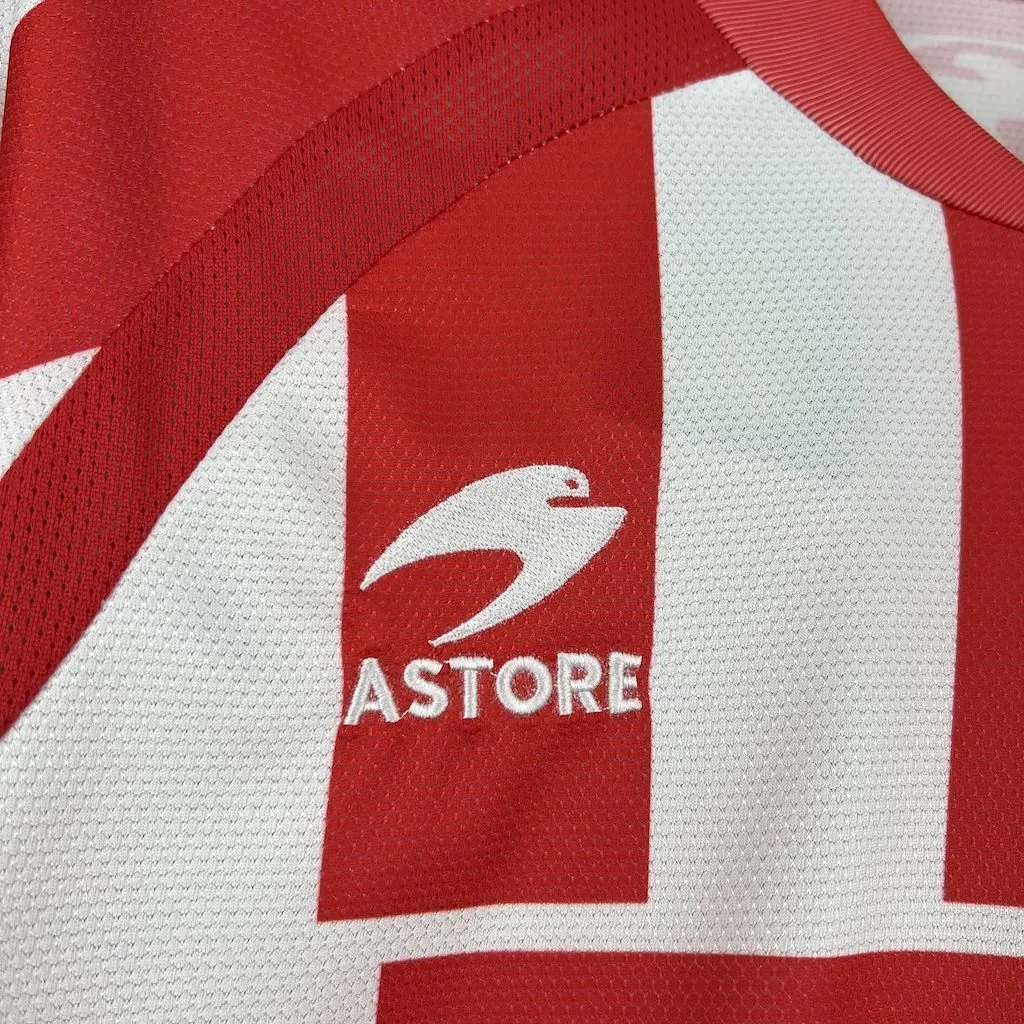 08-09 Sporting de Gijón Home Retro Kit Vintage Shirt AAAAJersey Supply Yupoo 1