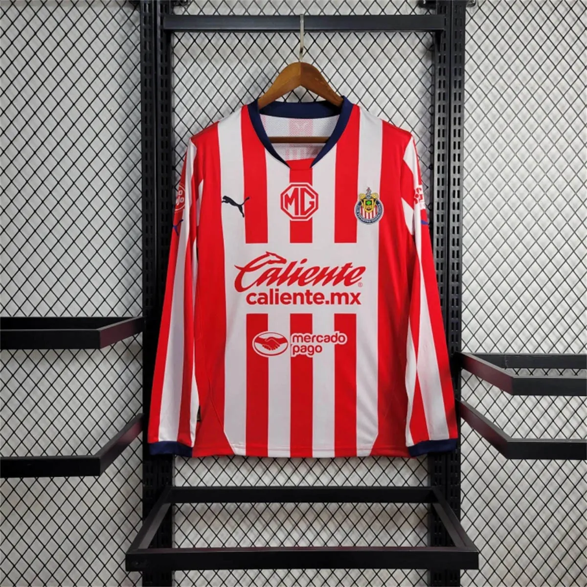 24-25 Chivas Home Shirt Long Sleeve Apparels Soccer AAAAJersey Yupoo 6
