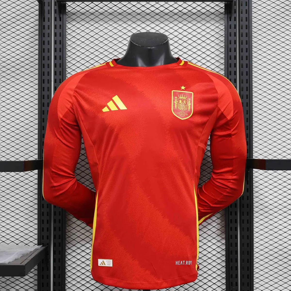 2024 Spain Home Long Sleeve Kit Player Version Shirt Sport AAAAJersey Yupoo 8
