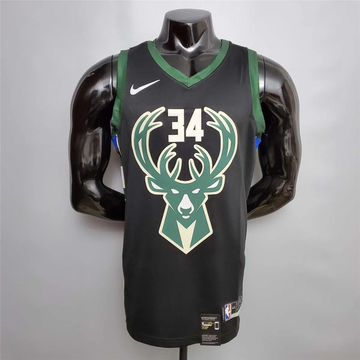 Antetokounmpo#34 Bucks Black 9