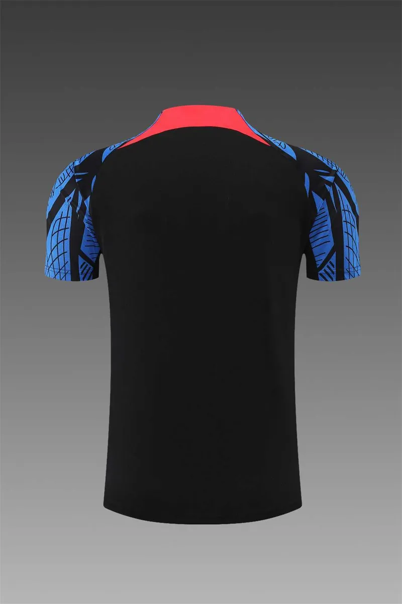 2022 Portugal Training Suit Short Sleeve Kit Black 18