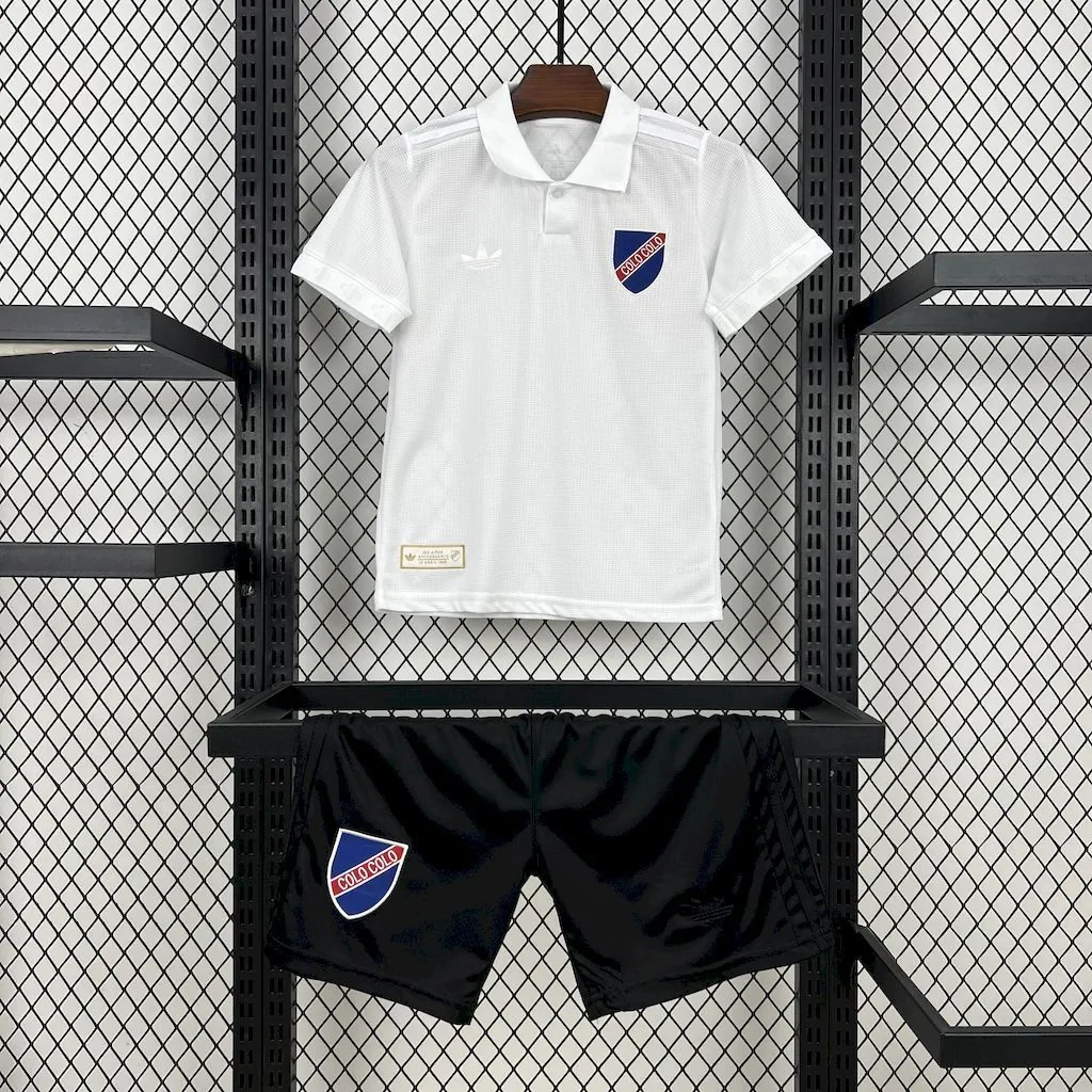 25-26 Colo Colo 100th Anniversary White Kid Kits Youth Apparels AAAAJersey Wholesale Yupoo 11