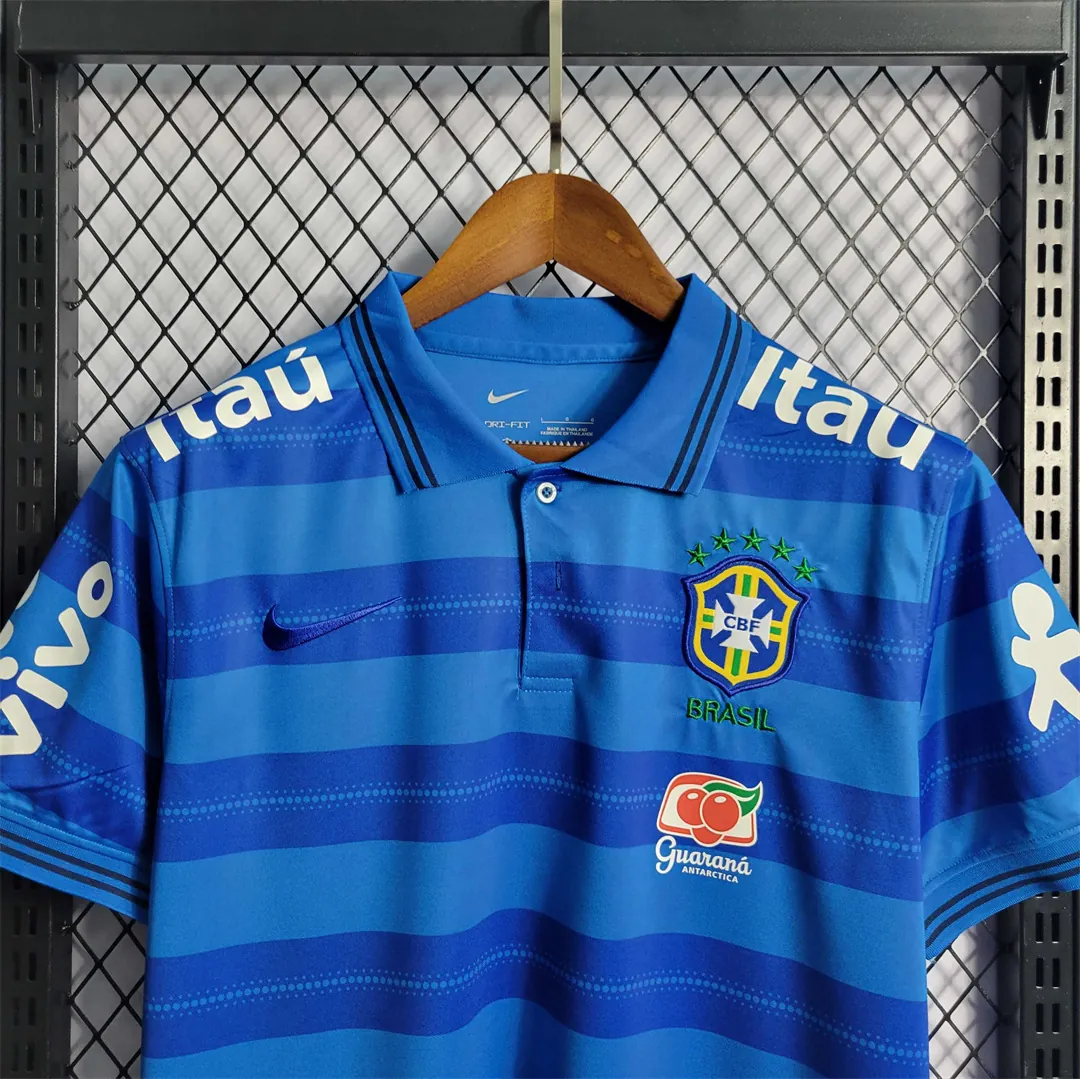 Brazil POLO blue stripe 4