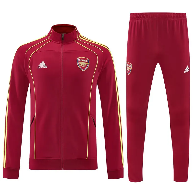25-26 Arsenal Long Sleeve Red Training Soccer Suit Yupoo 3
