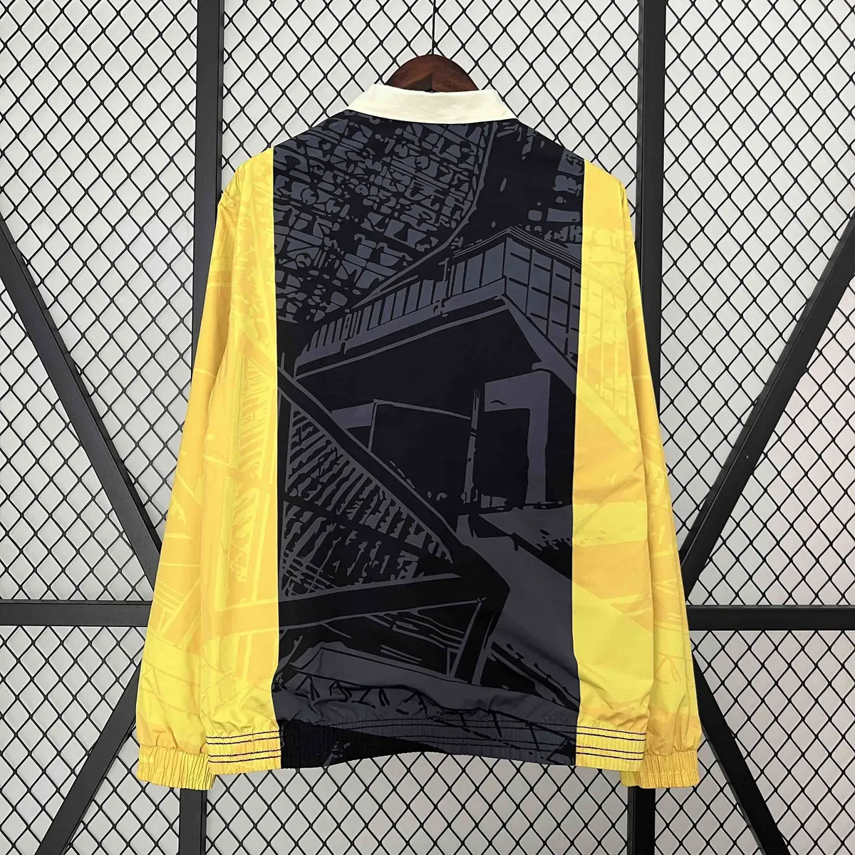 2024 Dortmund Trench Coat Reversible Windbreaker Double-Sides Jacket Sport AAAAJersey Yupoo 2