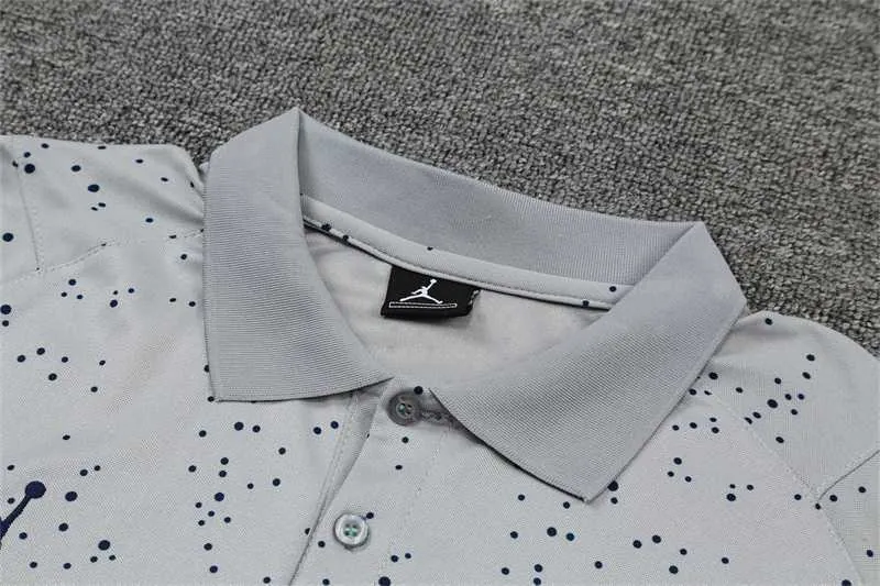 Polo Jordan PSG grey flower spot 2