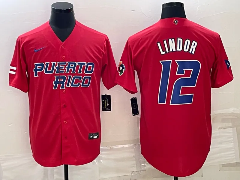Puerto Rico 2023 World Cup Baseball Jerseys 11