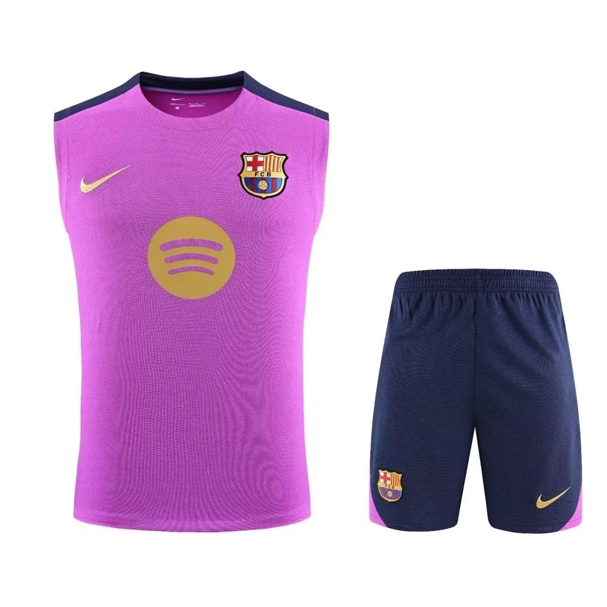 25-26 Barcelona Training Vest Kit Soccer AAAAJersey Supply Yupoo 4