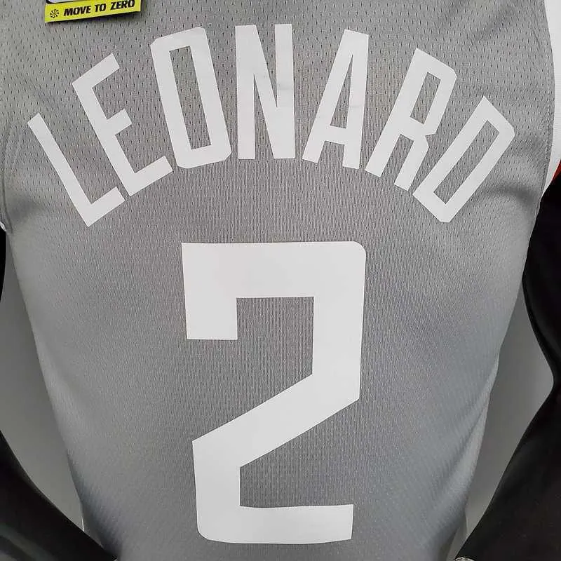 2021 LEONAR0#2 Los Angeles Clippers Bonus Edition Grey 6