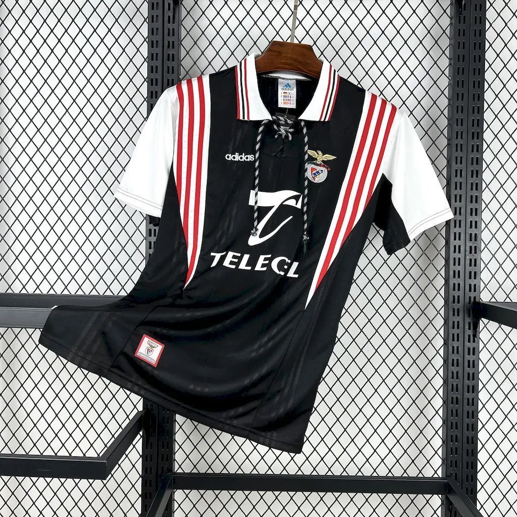 97-98 Benfica Away Retro Kit Vintage T-Shirt Soccer AAAAJersey Yupoo 6