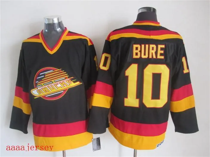Vancouver Canucks retro ice hockey jersey M-3XL 温哥华加人队复古冰球服 1