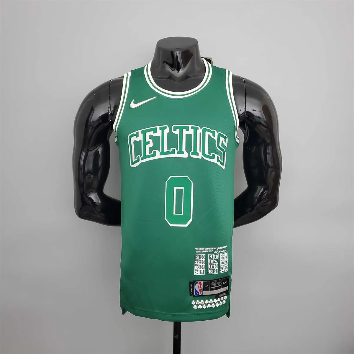 2022 season Tatum #0 Celtics City Edition Green 9
