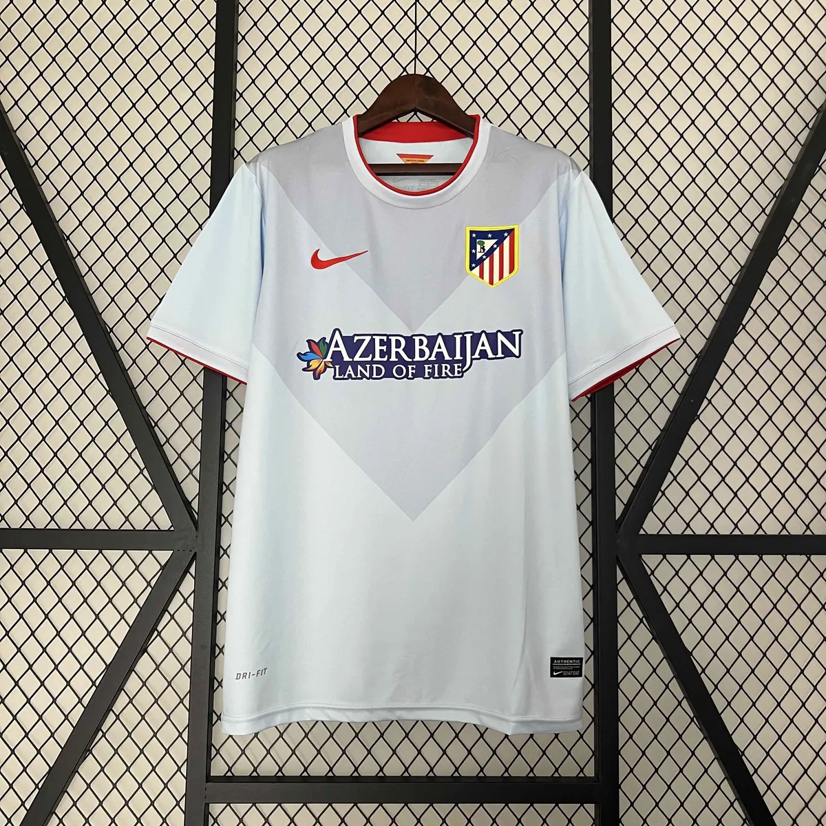 13-14 Atletico Madrid Away Retro Kit Vintage Shirt Soccer Jerseys For Sale 7