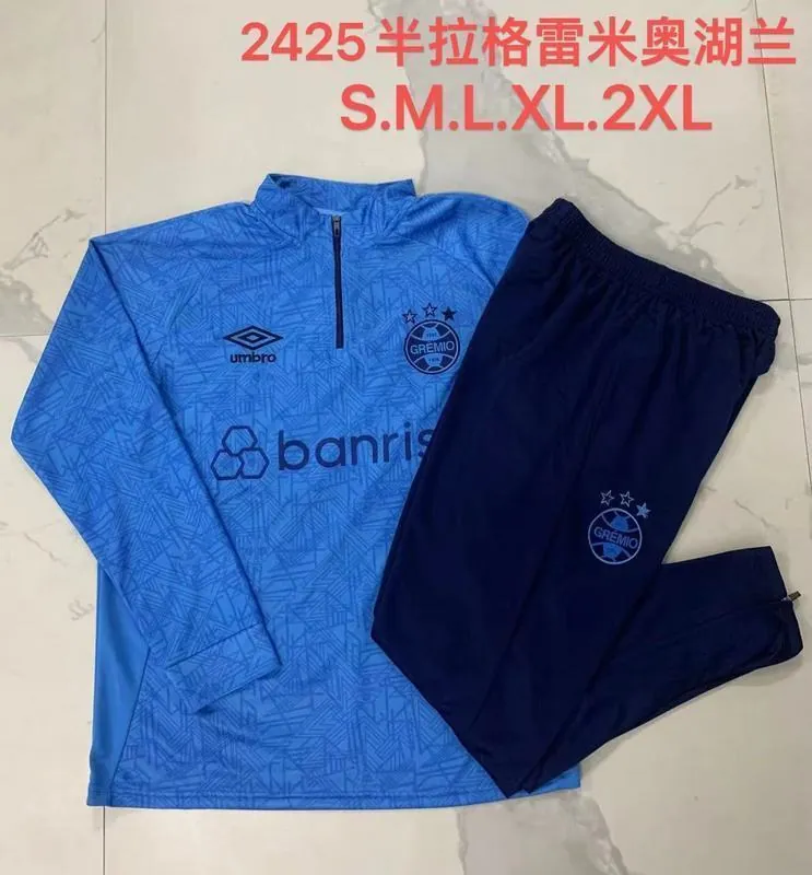 24-25 Gremio Long Sleeve Training Suit Football Shirts 2