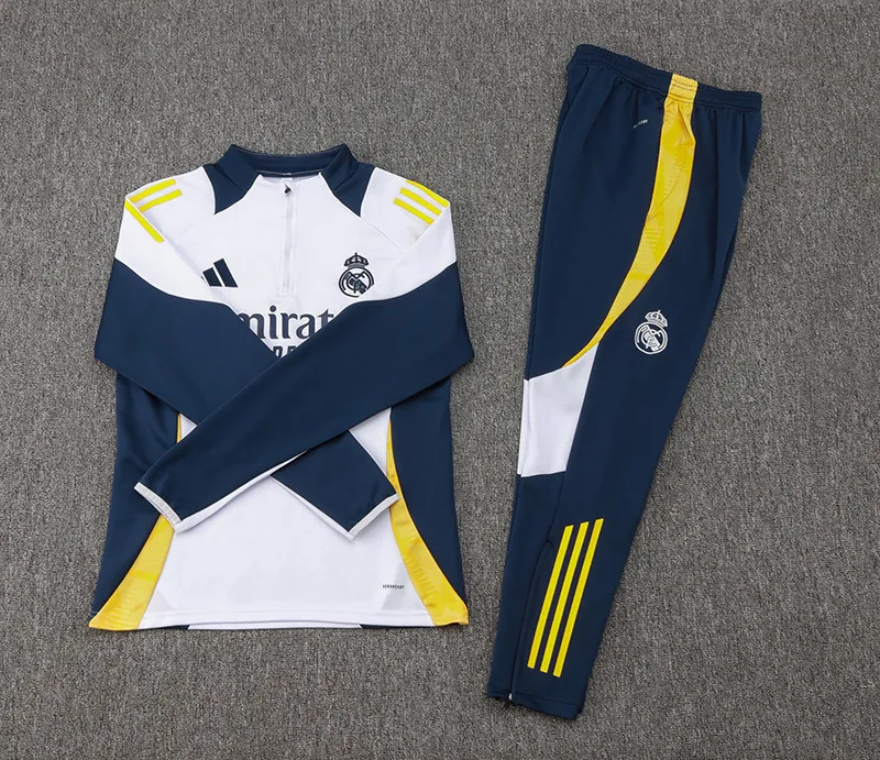 24-25 Real Madrid Long Sleeve Training Suit Football Shirts 2