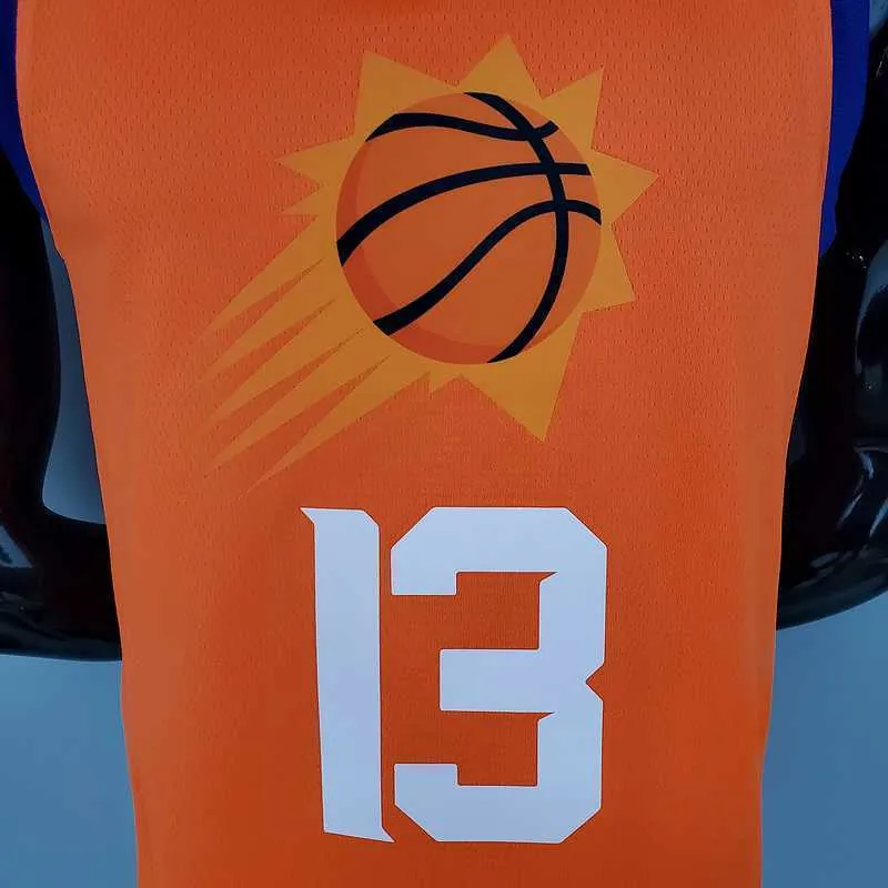 2021 NASH#13 Suns Jordan Theme Orange 3