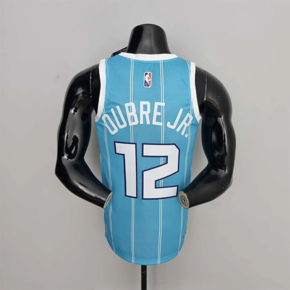 75th Anniversary Oubre jr.#12 Charlotte Hornets Blue NBA Jersey 7