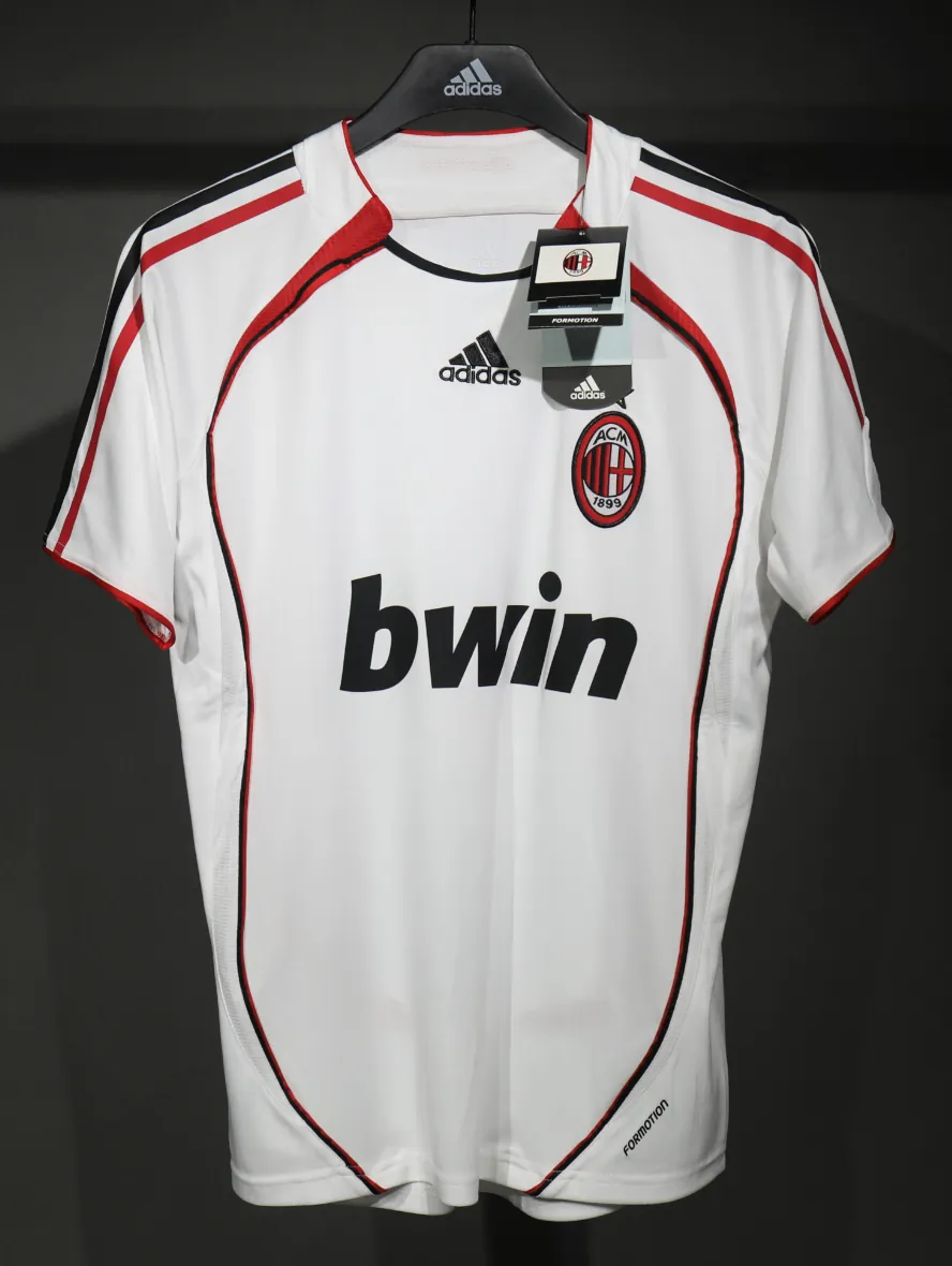 06-07 AC Milan Away Retro Kit Vintage Player Version Sino Shirt AAAAJersey Dropship Yupoo 6