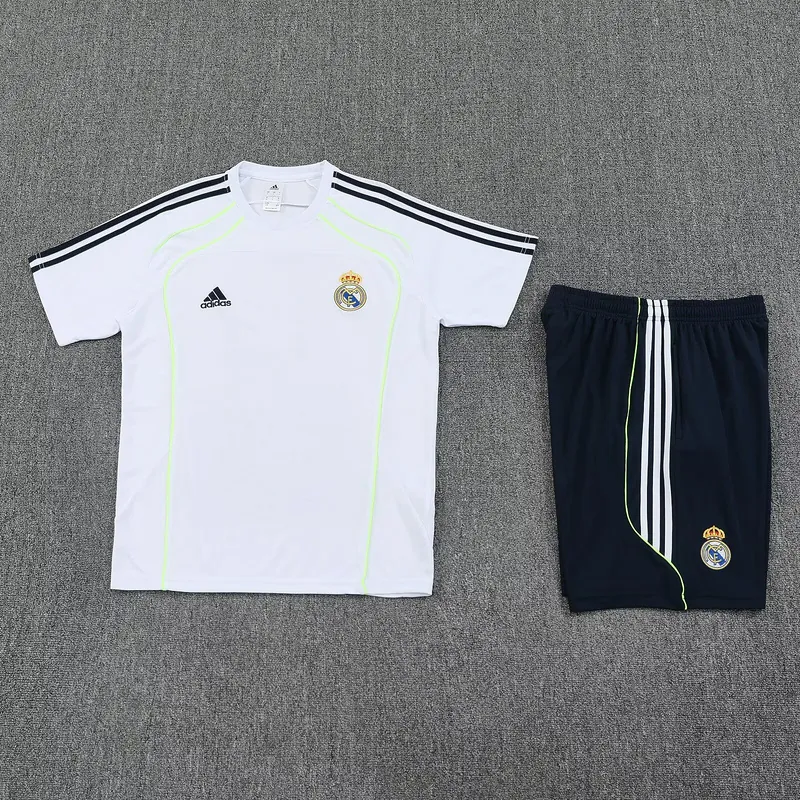 25-26 Real Madrid UBP White Training Kits Football Tracksuits 1