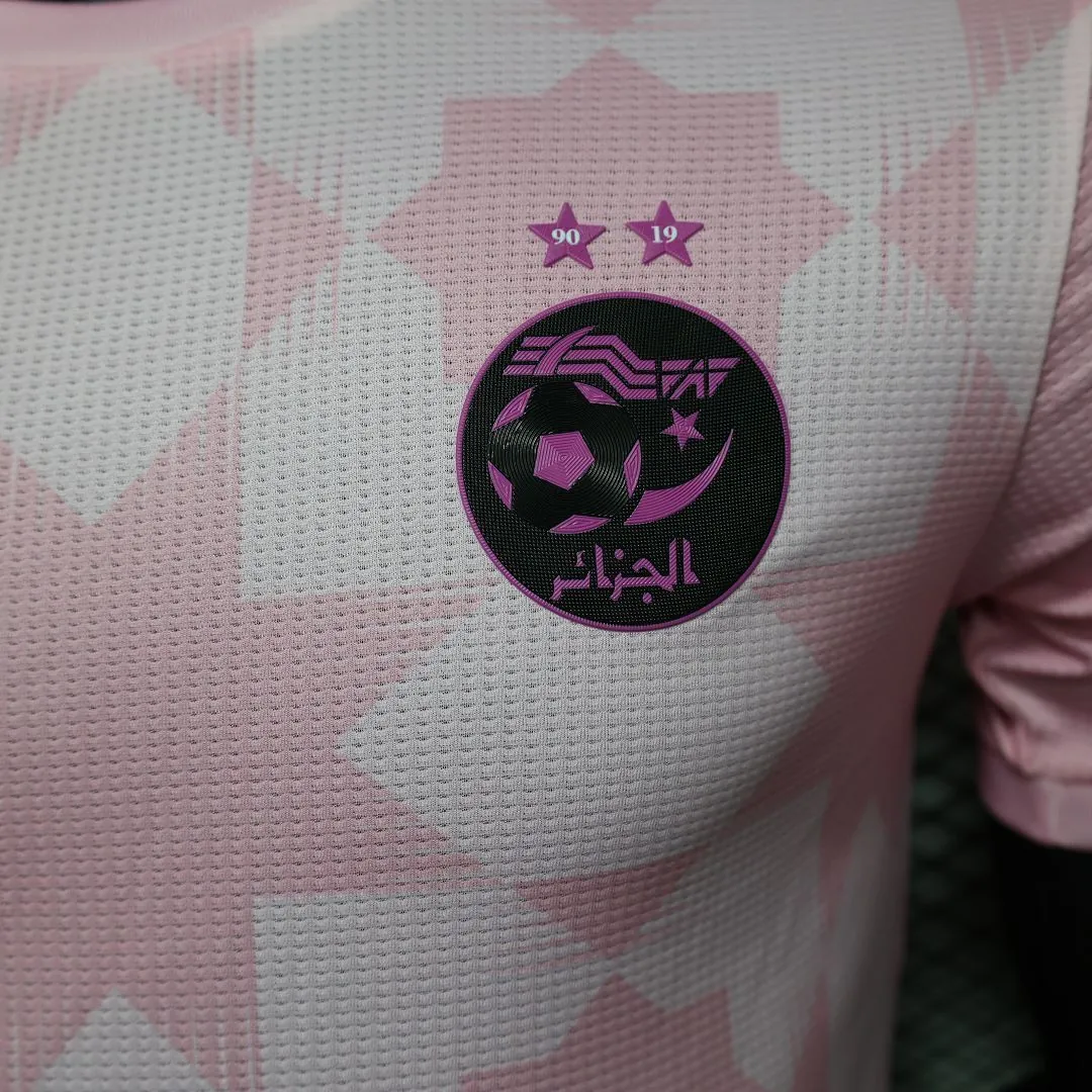 2023 Algeria Pink Player Version S-XXL Cheap Football Kit 4
