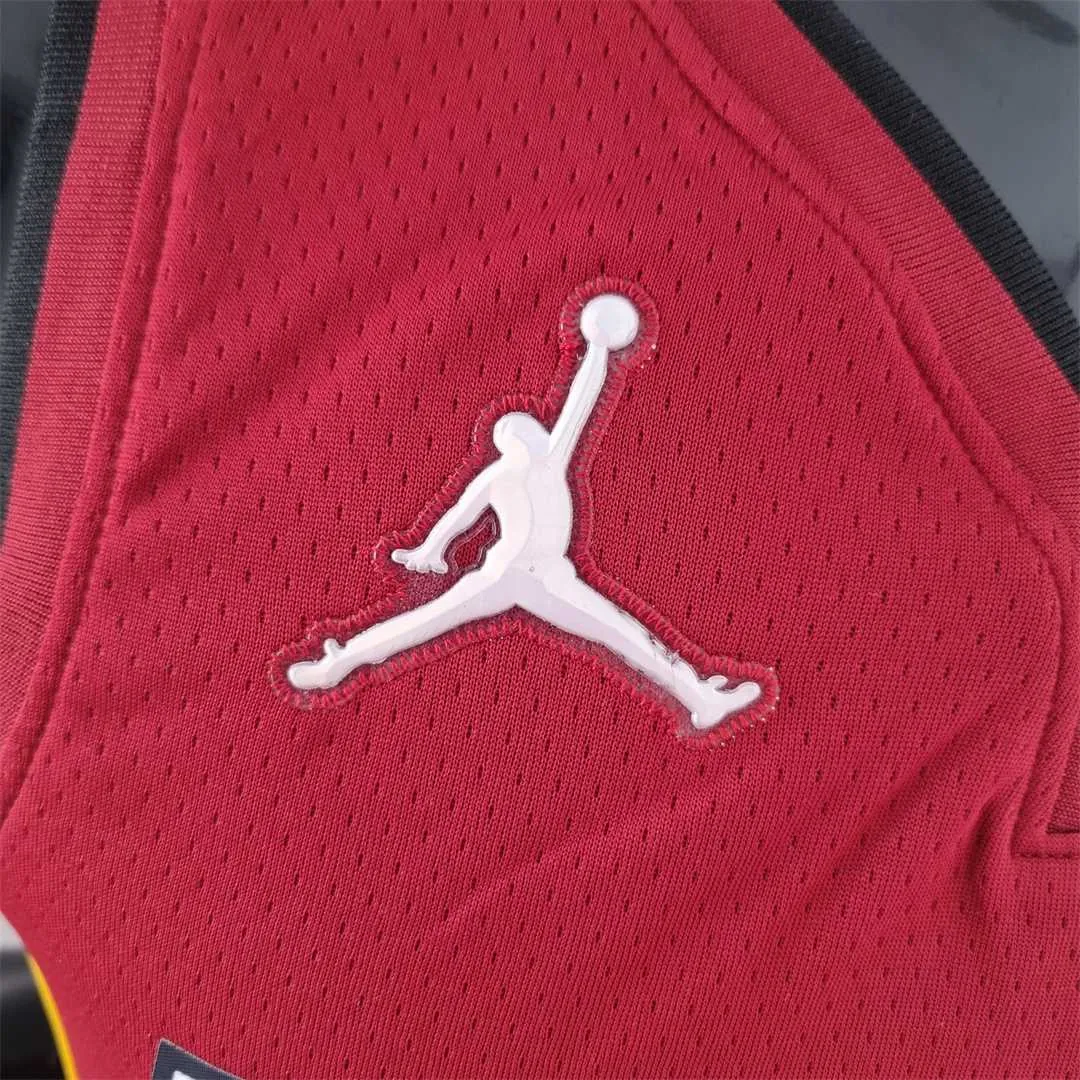 75th Anniversary Miami Heat Jordan BUTLER#22 Burgundy NBA Jersey 9