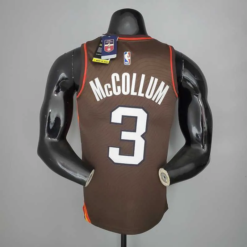 2021 McCOLLUM#3 Trail Blazers City Edition Brown 7