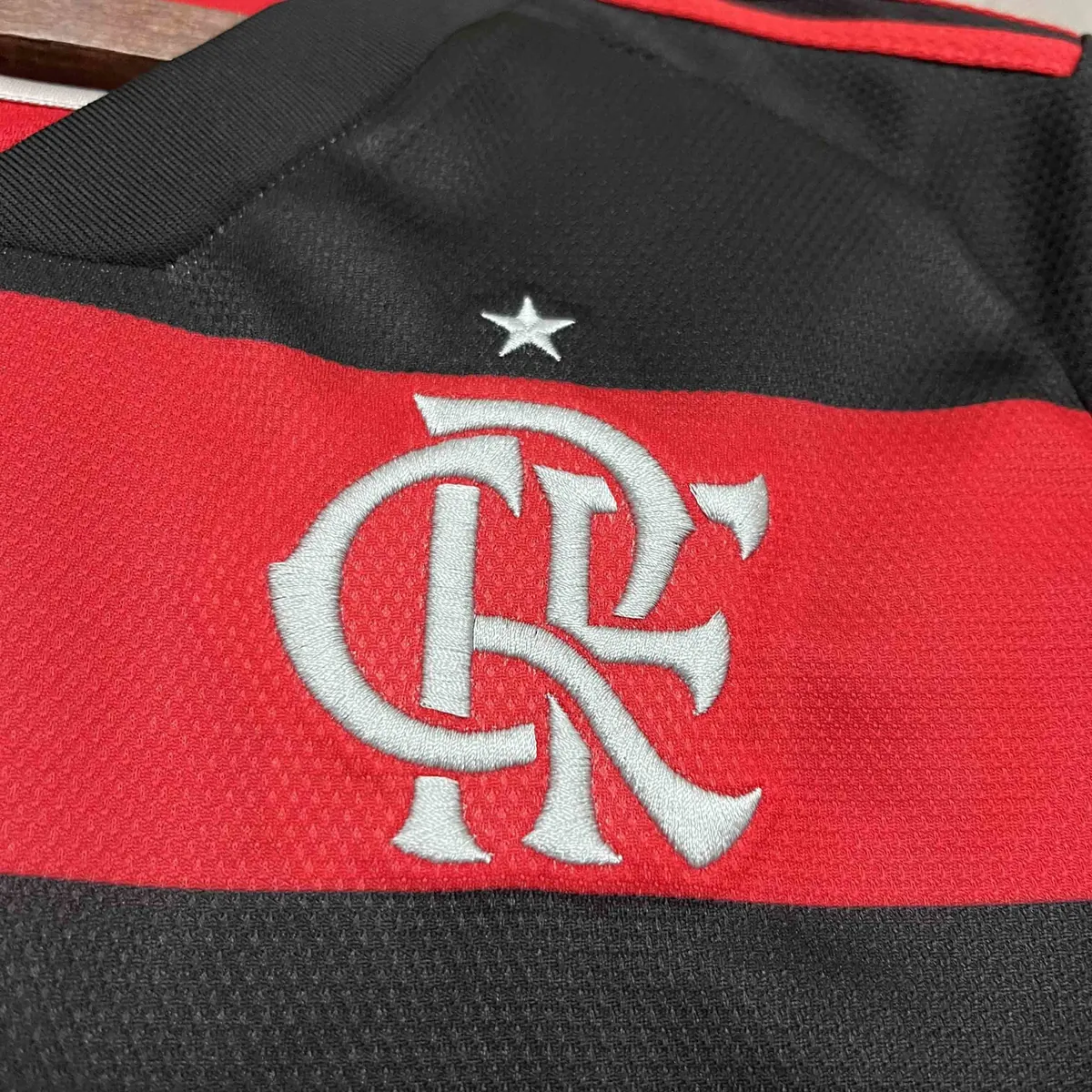 24-25 Flamengo Home Kit Woman Shirt With All Sponsor Best Jerseys Yupoo 2