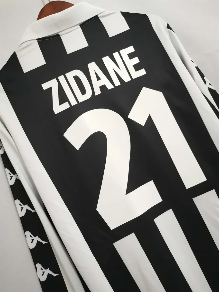 99-00 Juventus home long sleeve soccer jersey S-2XL 8