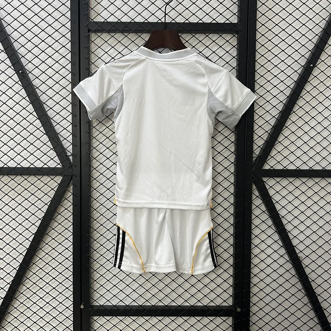 25-26 Real Madrid Home Kid Kits Youth Apparels AAAAJersey Dropship Yupoo 3