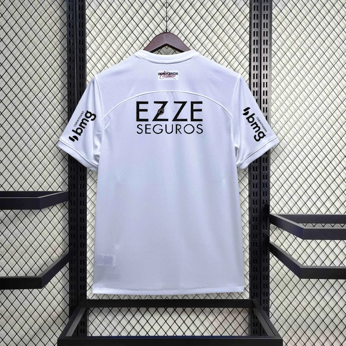 23-24 Corinthians Home Kit With All Sponsor White Shirt Soccer Jerseys For Sale 3