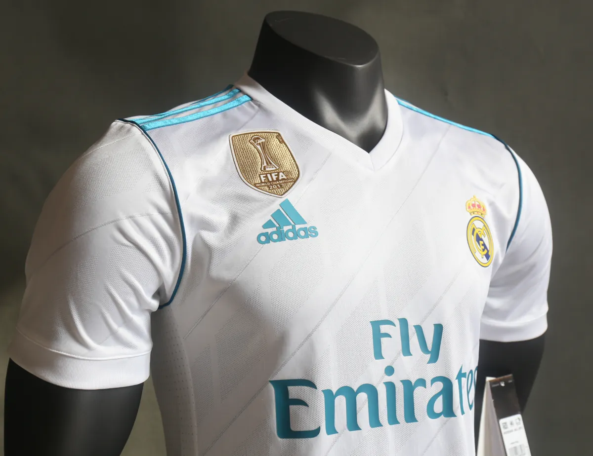 17-18 Real Madrid Home Retro Kit Vintage Player Version Sino Shirt AAAAJersey Dropship Yupoo 5