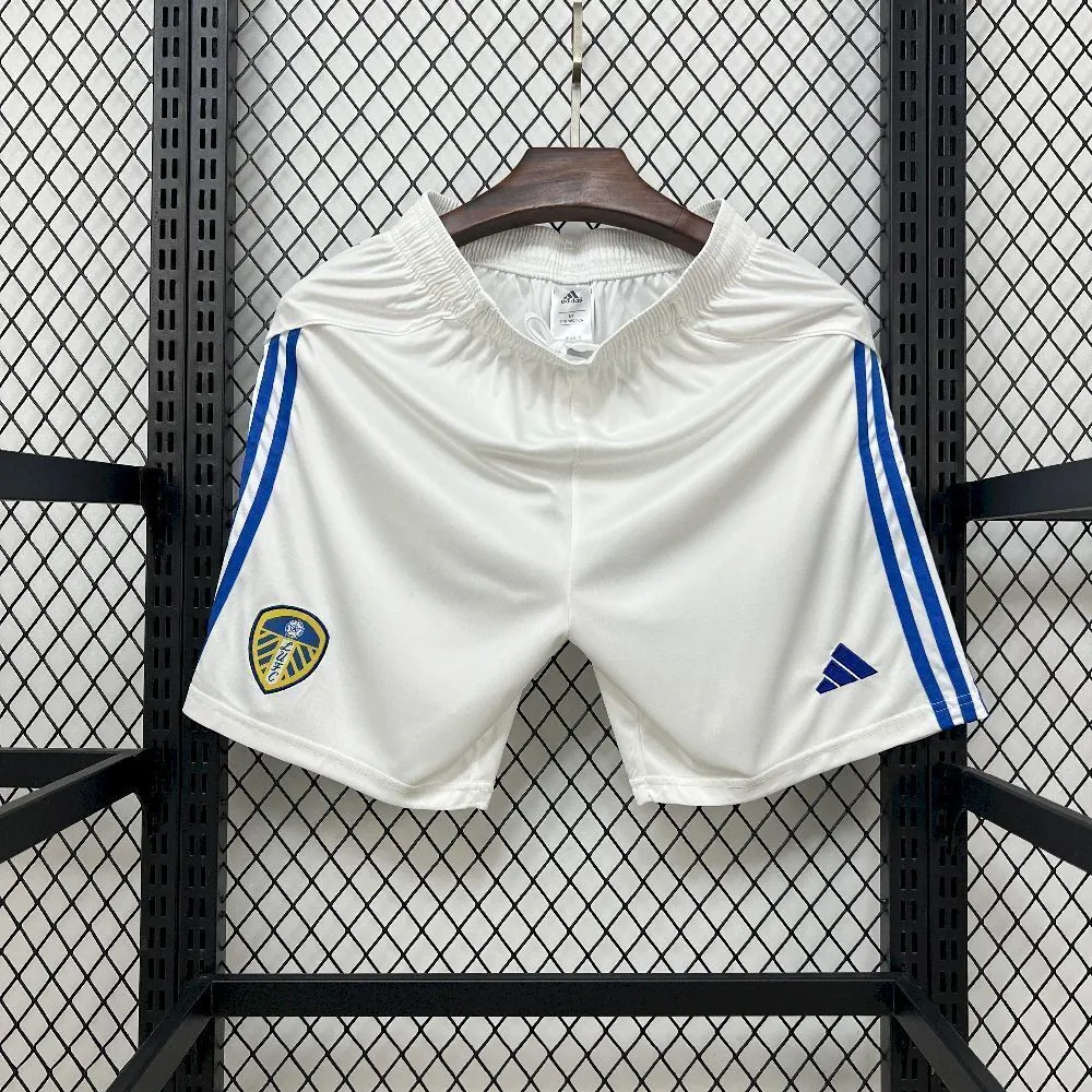 25-26 Leeds United Home Shorts Football Trousers AAAAJersey Supply Yupoo 4