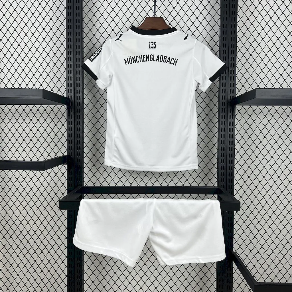 25-26 Borussia Mönchengladbach Home Kid Kits Youth Apparels 9