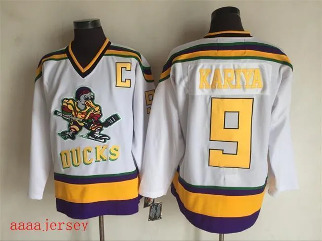 Anaheim Ducks retro ice hockey jersey M-3XL 阿纳海姆鸭队复古冰球服 1