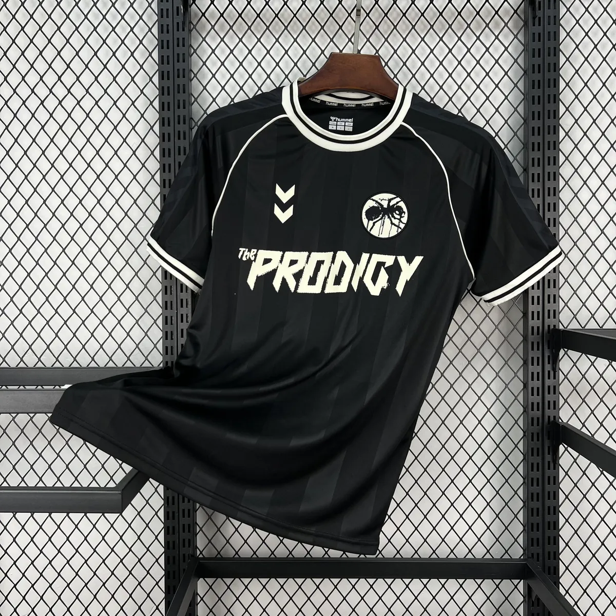 26-27 The Prodigy x Hummel Mens Black Soccer T-Shirt AAAAJersey Wholesale Yupoo 6 1