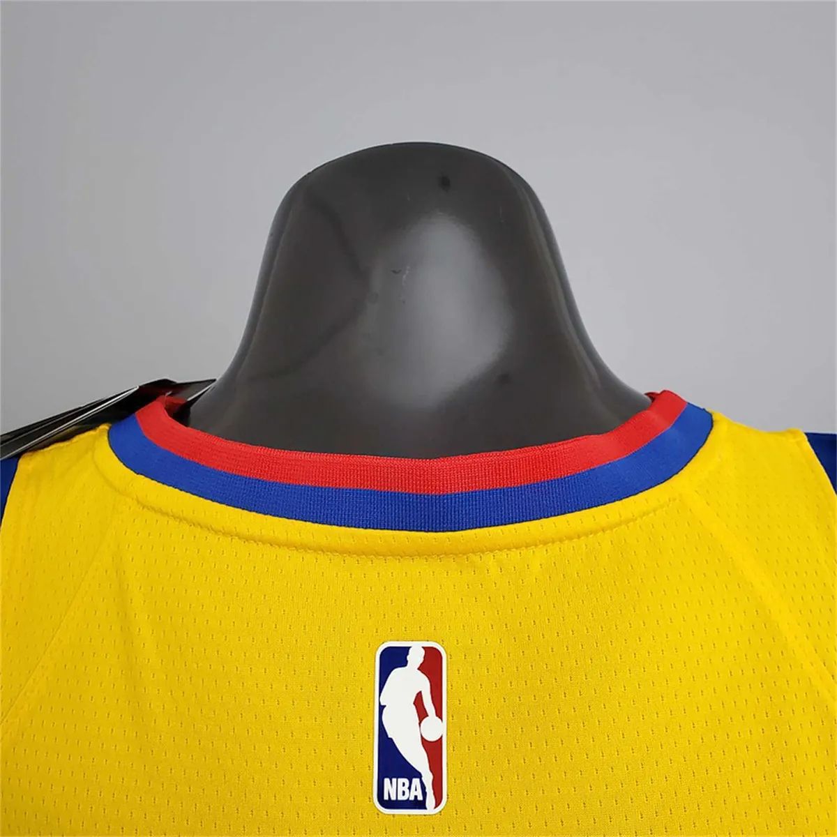 2018 Warriors#30 Chinese Dragon Robe Yellow 1