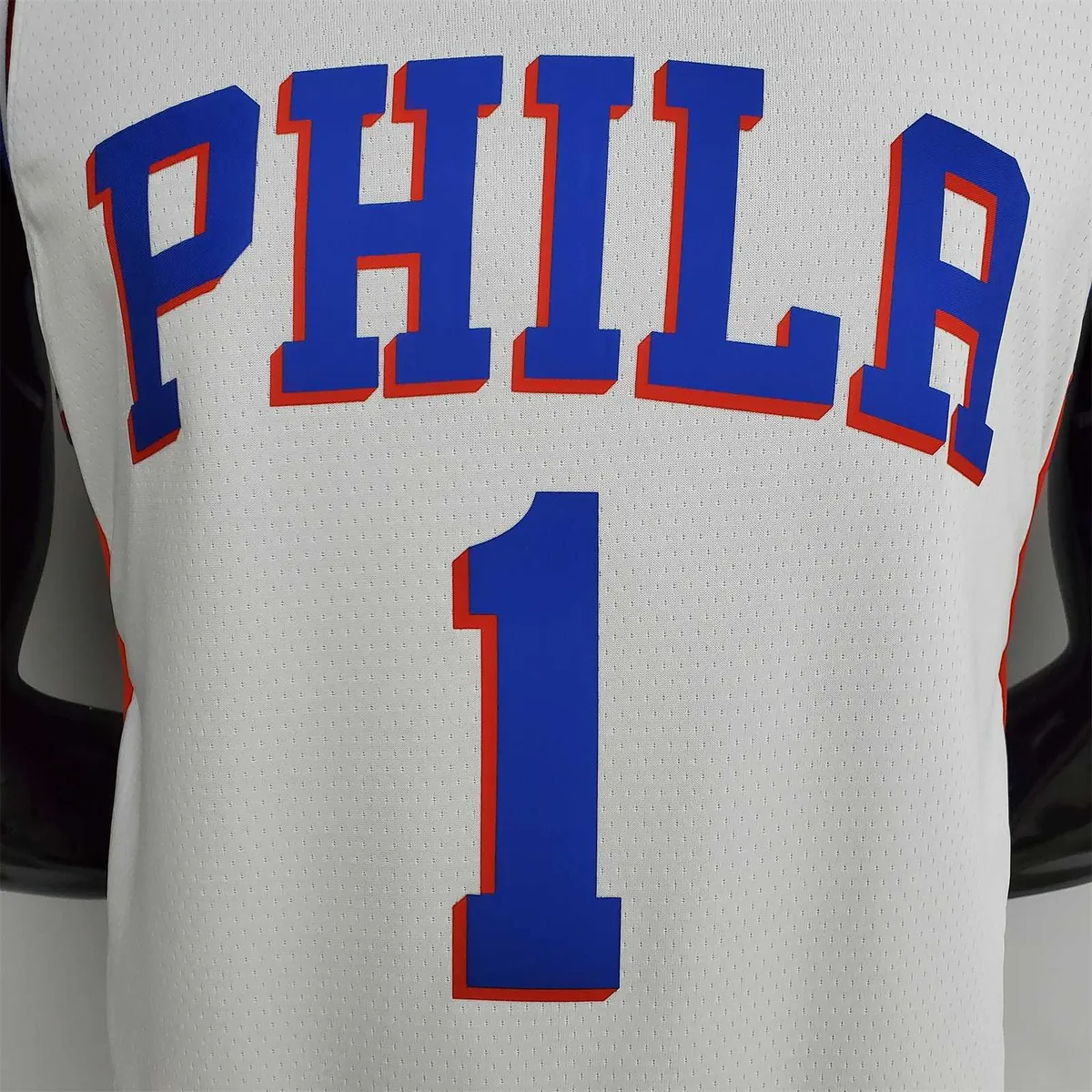 76ers Harden #1 V-Neck White 8