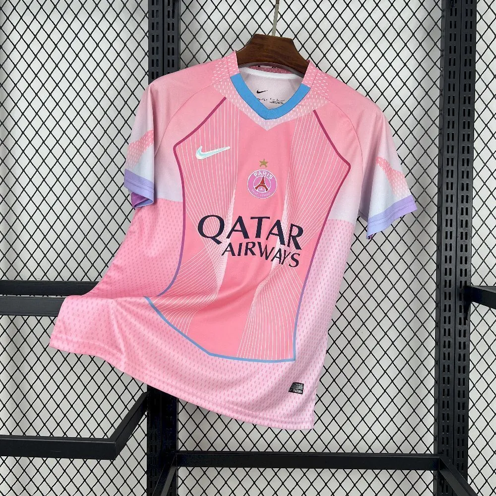 25-26 PSG Pink Kit Special Edition Soccer AAAAJersey Yupoo 7