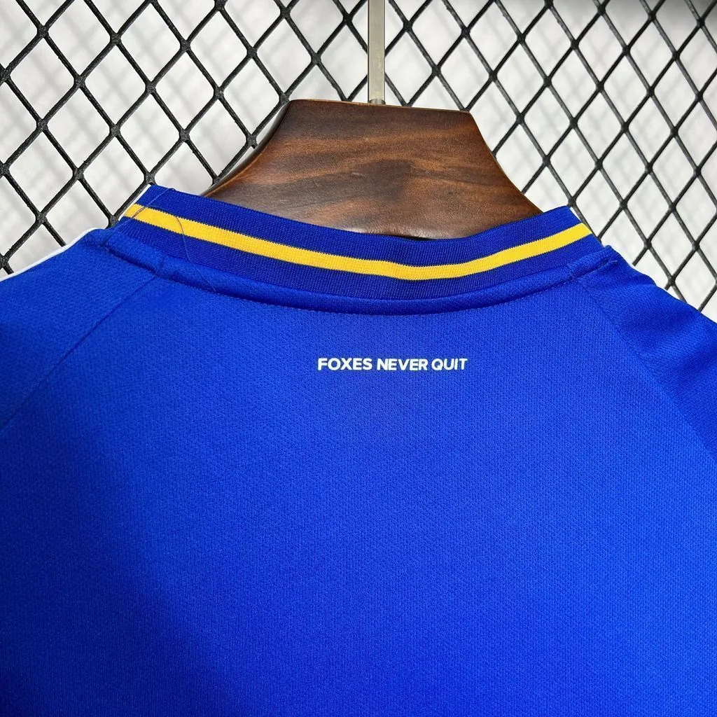 24-25 Leicester City Home Kit Football Uniforms Sport AAAAJersey Yupoo 4