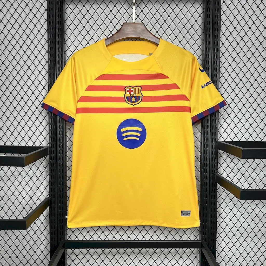 24-25 Barcelona Yellow Special Shirt Soccer Uniforms Soccer AAAAJersey Yupoo 6