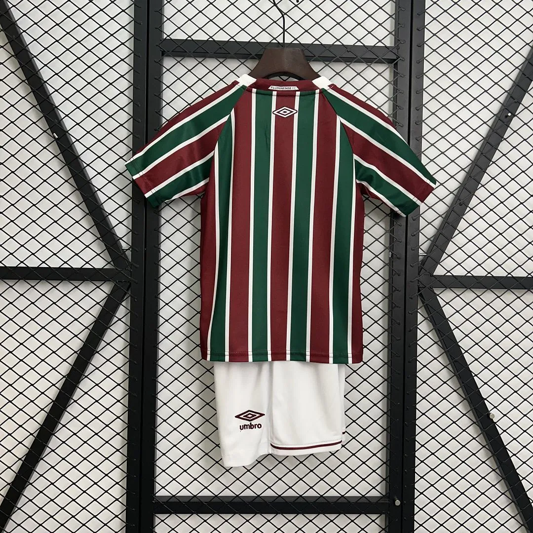 25-26 Fluminense Home Kid Kits Youth Apparels AAAAJersey Supply Yupoo 2