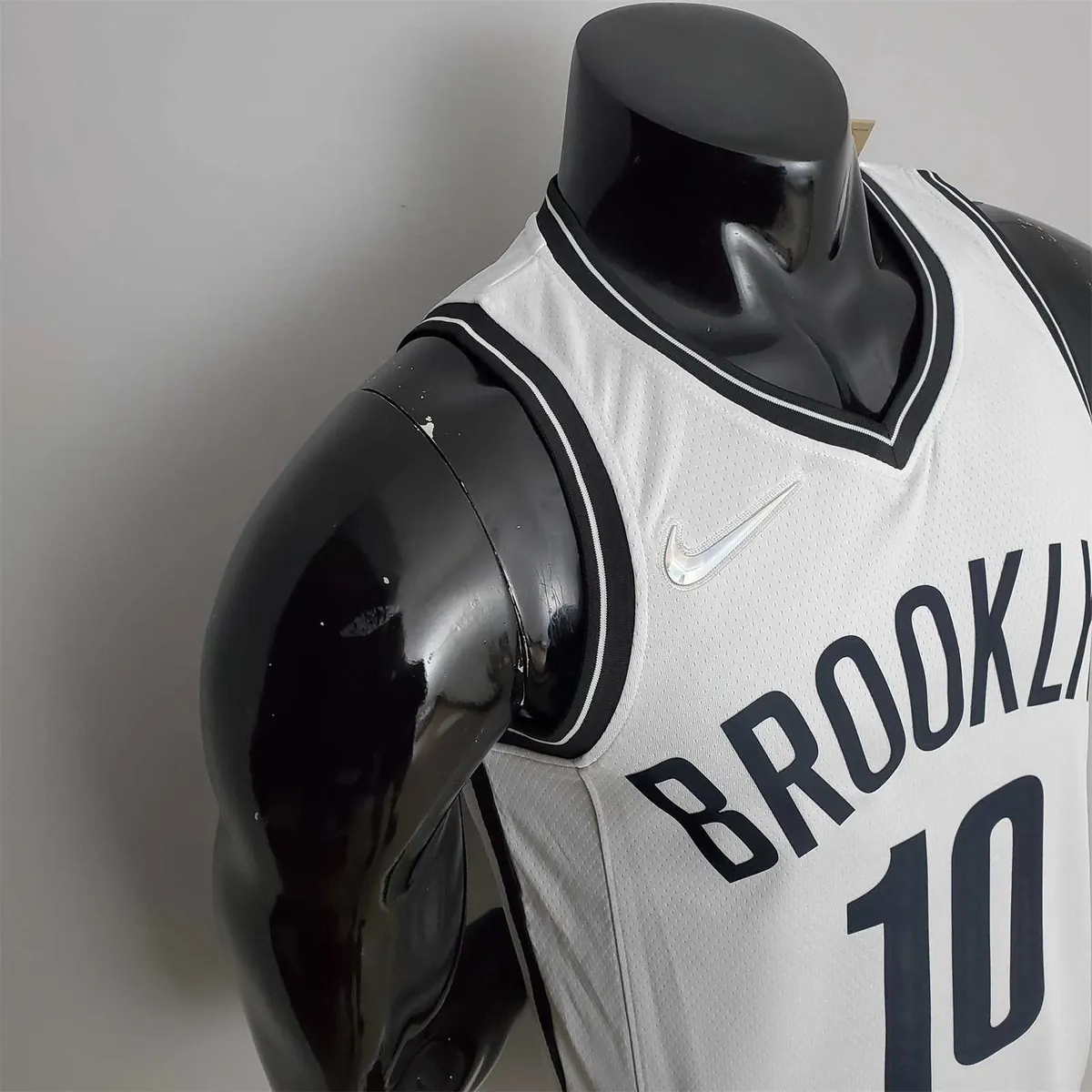 75th Anniversary Simmons #10 Nets White NBA Jersey 7